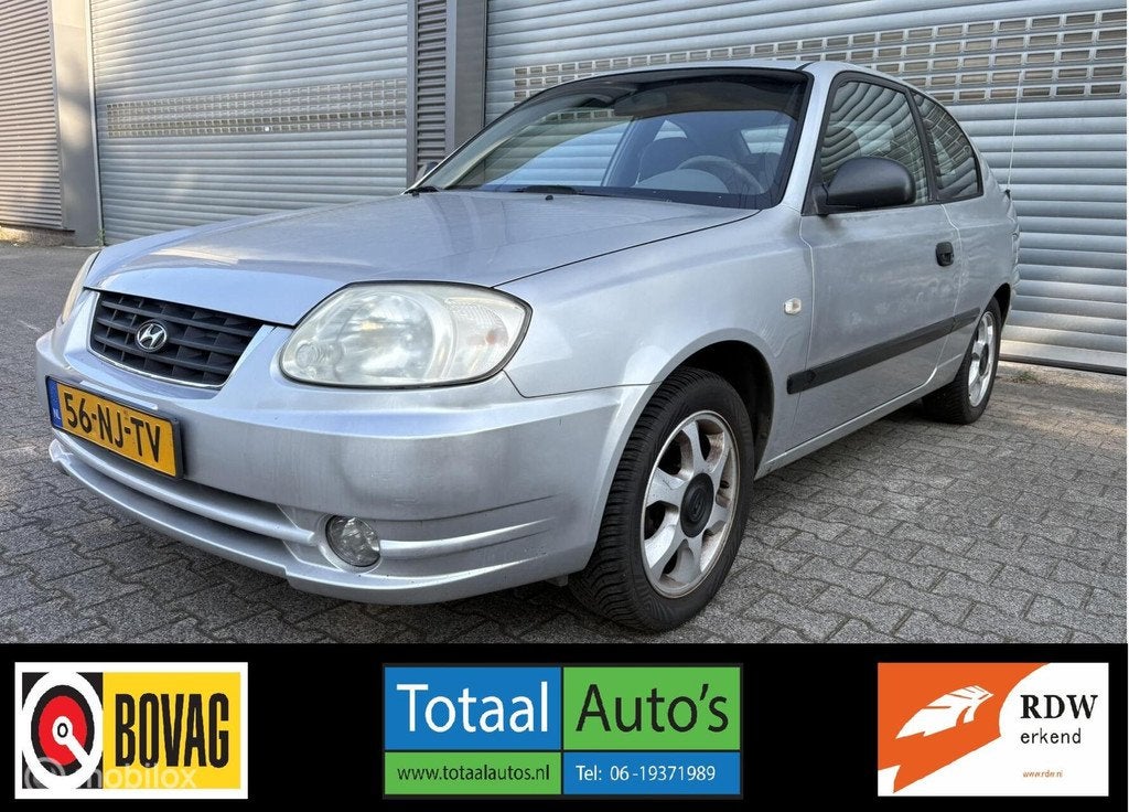 Hyundai Accent 1.6i GL Sport*APK 06-2027*Airco*4 nieuwe band, Auto's, Hyundai, Voorwielaandrijving, Accent, 1599 cc, 4 cilinders