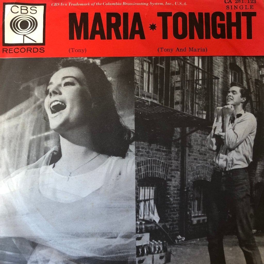1961	West Side Story    	Maria, Filmmuziek en Soundtracks, 7 inch, Zo goed als nieuw, Fotohoes