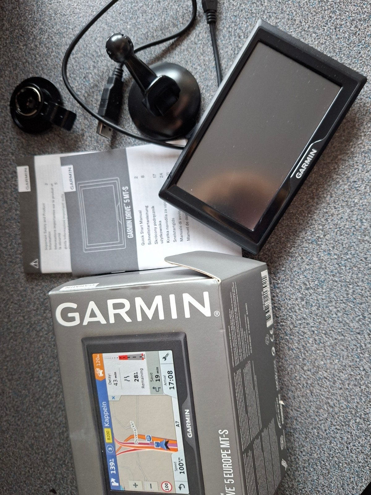 Garmin Drive 5 Europe MT-S GPS Navigatiesysteem, Ophalen of Verzenden, Gebruikt
