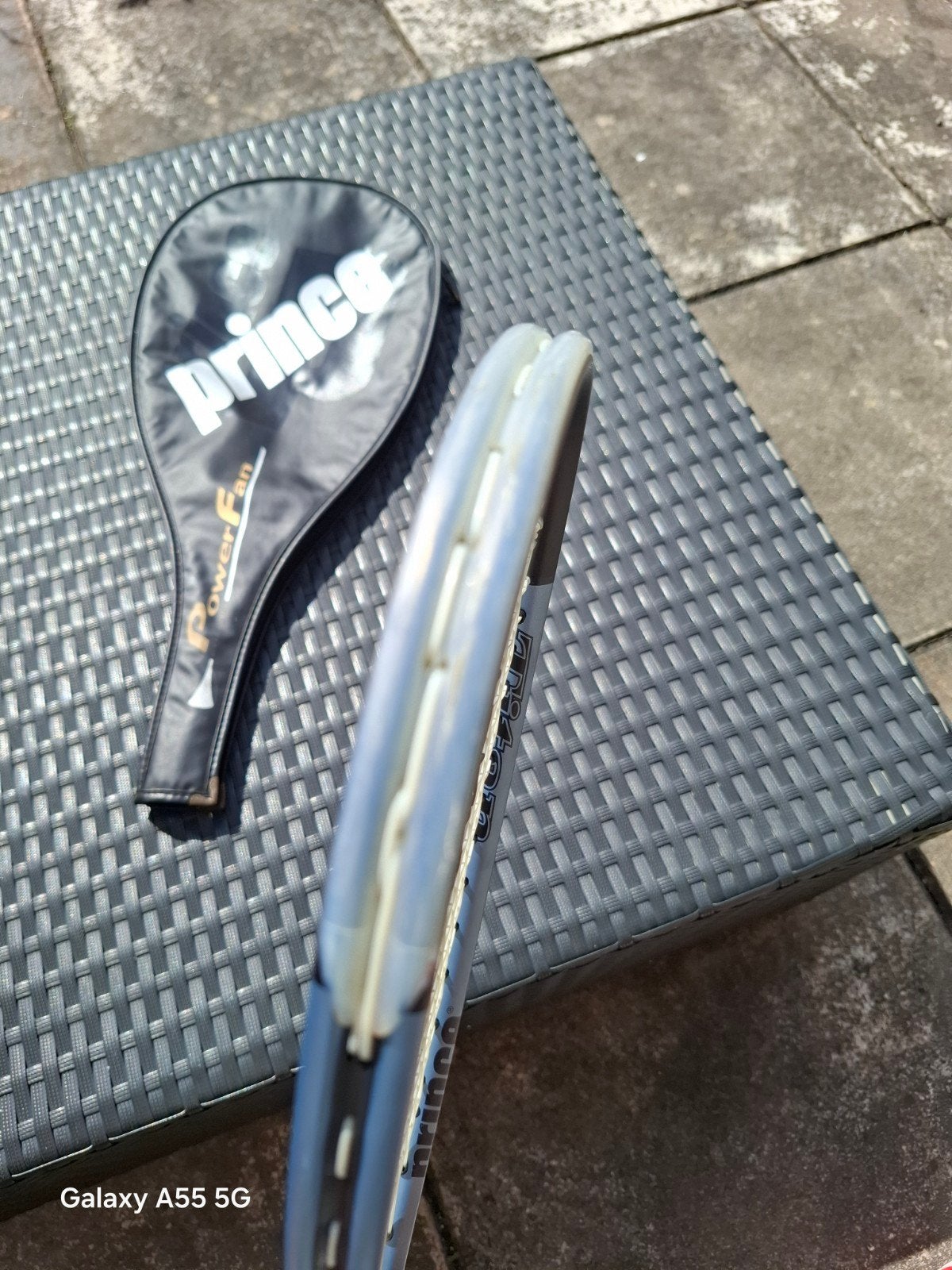 Prince PowerFan Extender Tennisracket met hoes, Ophalen of Verzenden, Prince, Nvt, Nvt