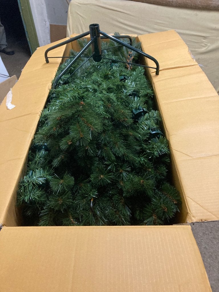 Kunst kerstboom groot, Ophalen, Gebruikt