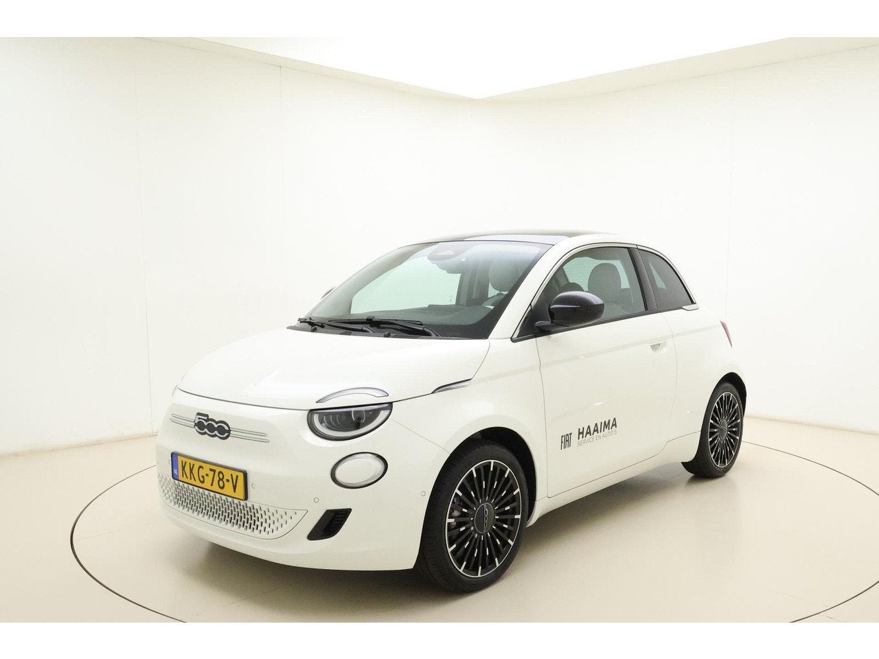 Fiat 500 Icon 42 kWh | DEMO | Glazen Panoramadak | Apple Car, Auto's, Fiat, Automaat, Stof, Gebruikt, 118 pk
