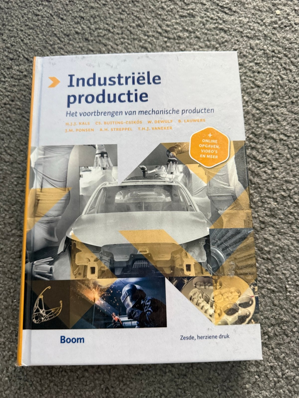 Industriële Productie - Het voortbrengen van mechanische pro, Boeken, Techniek, Ophalen of Verzenden, Zo goed als nieuw, Werktuigbouwkunde