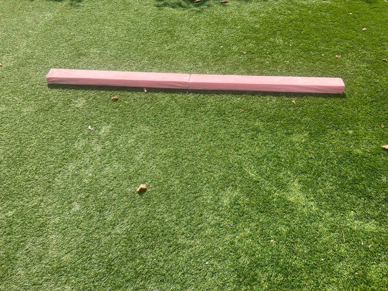 Roze opvouwbare evenwichtsbalk voor turnen, Ophalen, Gebruikt, Roze, Materiaal