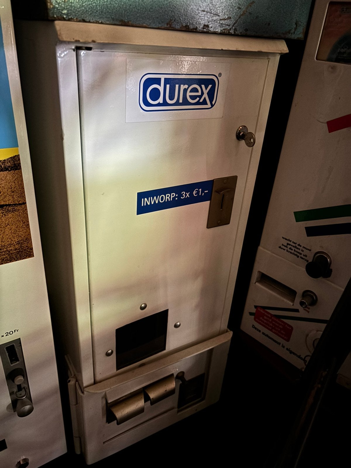 Durex condoom automaat condoomaatje condoomautomaat, Ophalen of Verzenden