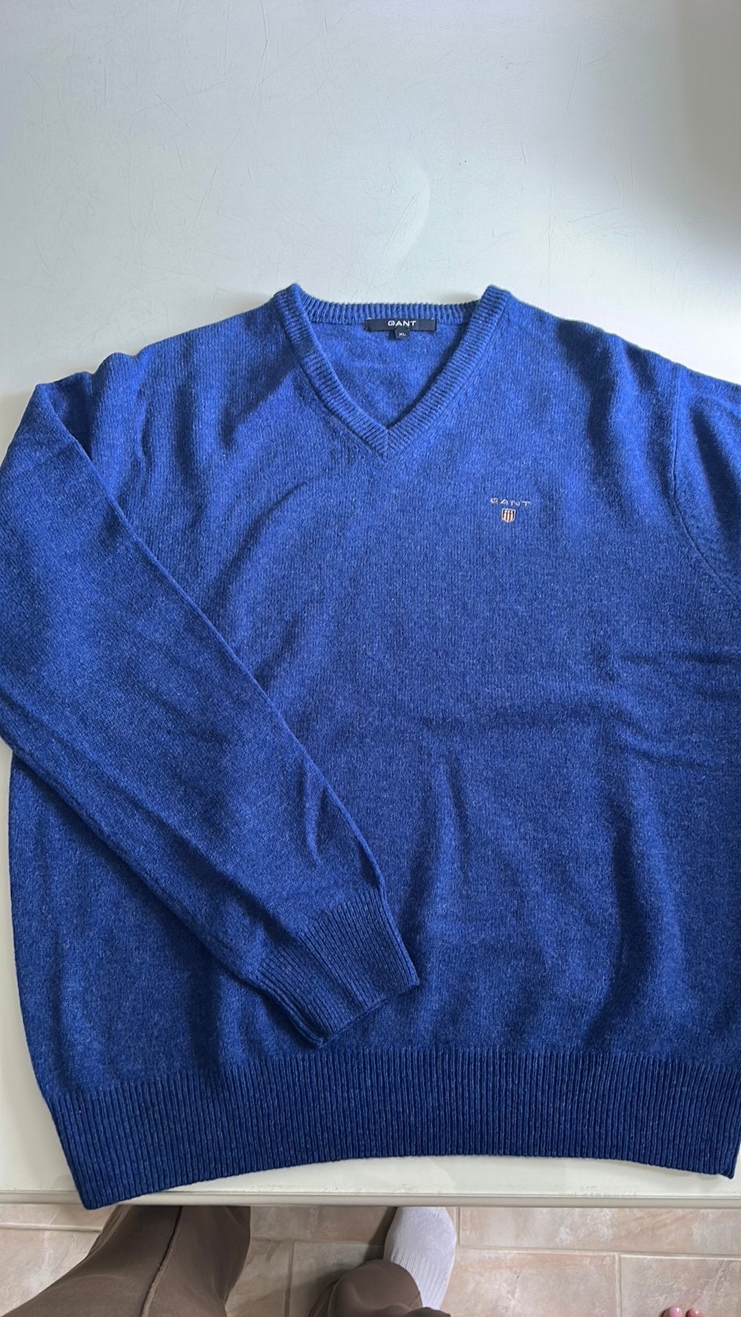 Gant trui maat XL, Ophalen of Verzenden, Zo goed als nieuw, Maat 56/58 (XL), Blauw