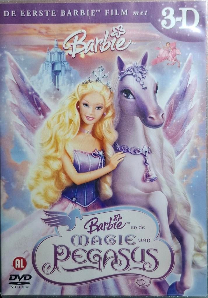 Barbie 3D en de Magie van Pegasus DVD - Krasvrij, Cd's en Dvd's, Dvd's | Kinderen en Jeugd, Ophalen of Verzenden