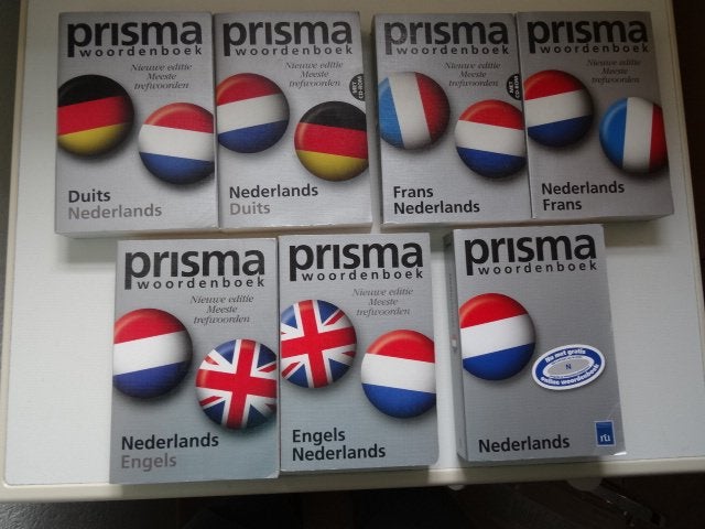 Prisma woordenboeken Nederlands, Frans, Duits, Engels, Ophalen of Verzenden, Zo goed als nieuw, Prisma of Spectrum, Duits