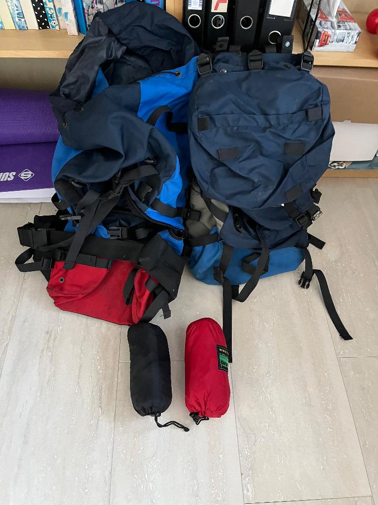 Twee Lowe alpine rugzakken (80 en 70l) plus bescherm hoes., Ophalen, Gebruikt, Rugzak