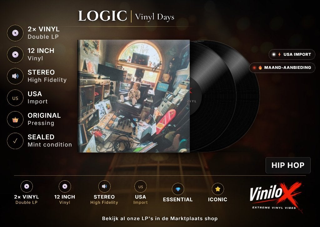 Logic – Vinyl Days | 2LP, Ophalen of Verzenden, Nieuw in verpakking, 12 inch, LP