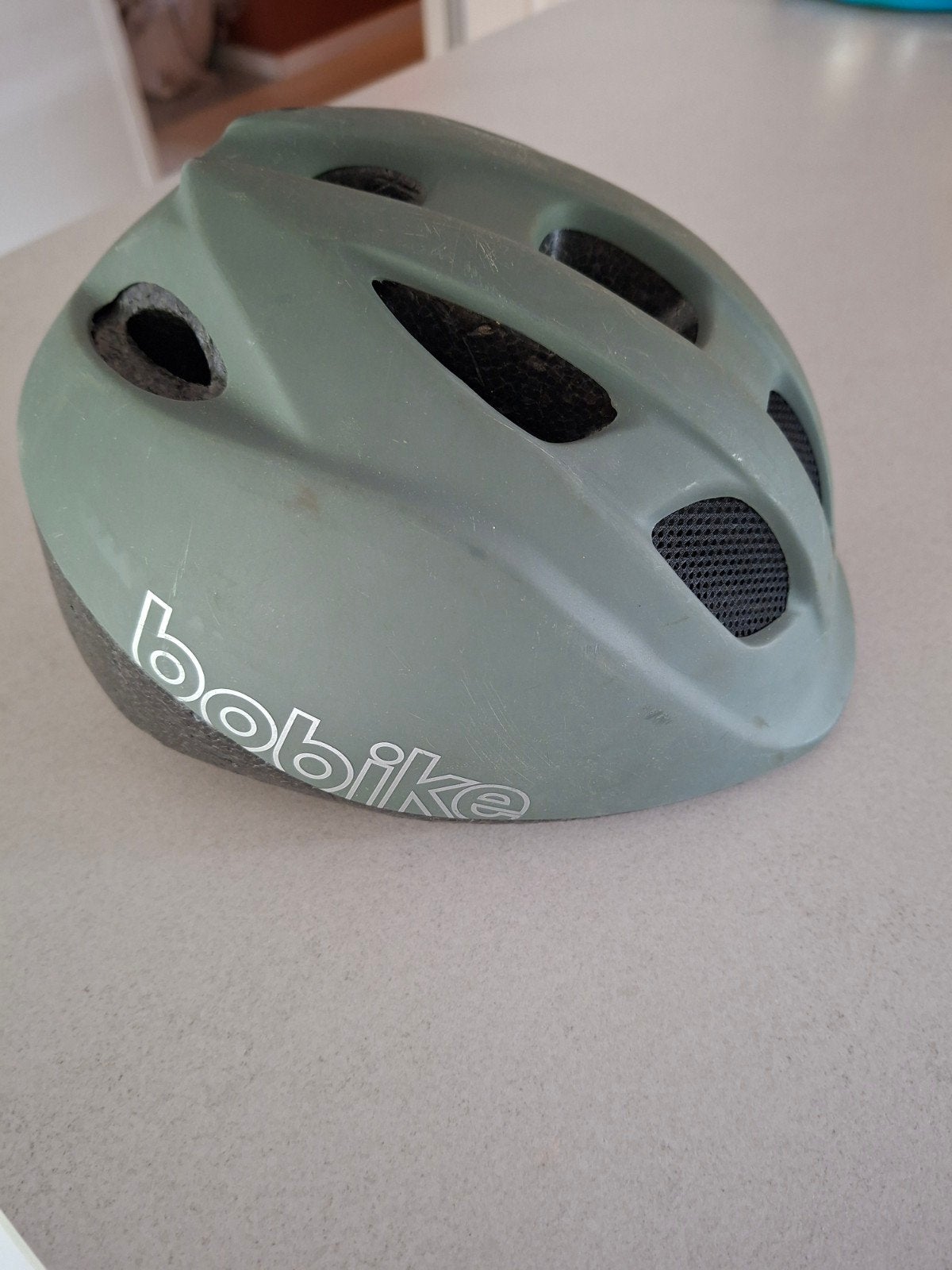 Bobike fietshelm voor kinderen - Groen, Fietsen en Brommers, Fietsaccessoires | Fietshelmen, Gebruikt, Jongen of Meisje, Overige maten