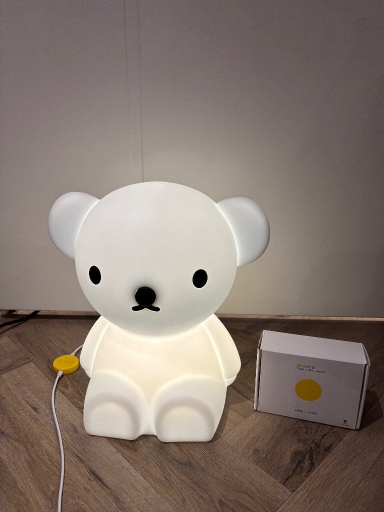 ZGAN wit Nijntje Boris LED lamp (grootste maat) kinderkamer, Overige merken, Ophalen of Verzenden, Zo goed als nieuw, Wit