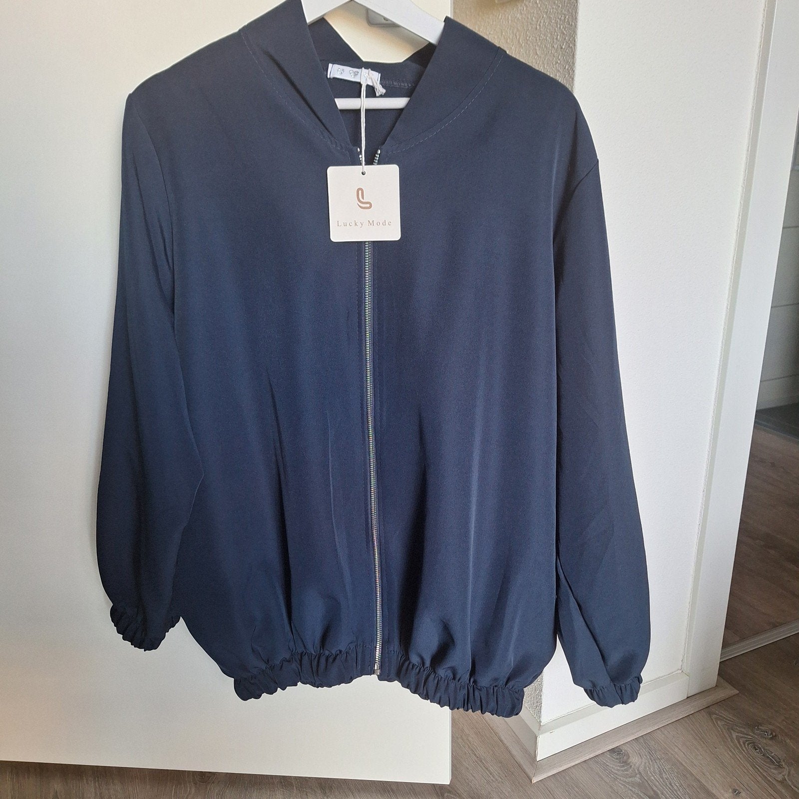 dames bomber jack, Blauw, Maat 46/48 (XL) of groter, Nieuw, Ophalen of Verzenden