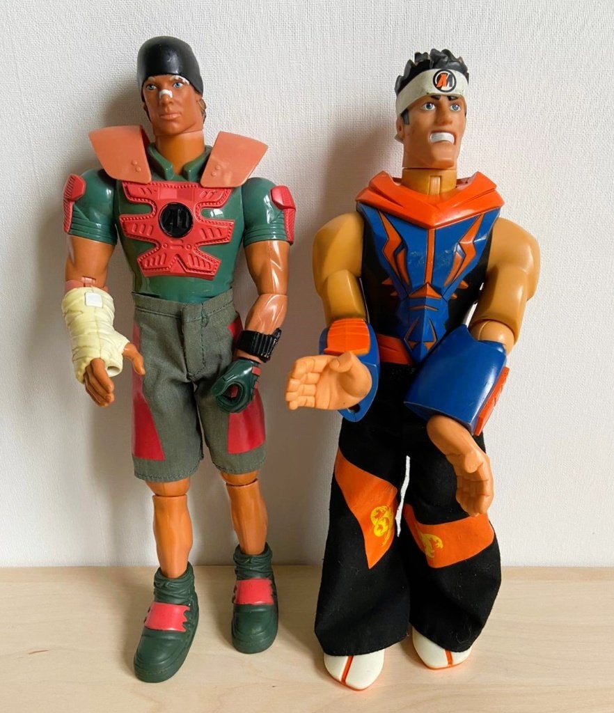 Pop Figuur Action Man en Flynt Hasbro 30 cm 1994, Verzamelen, Ophalen of Verzenden, Pop
