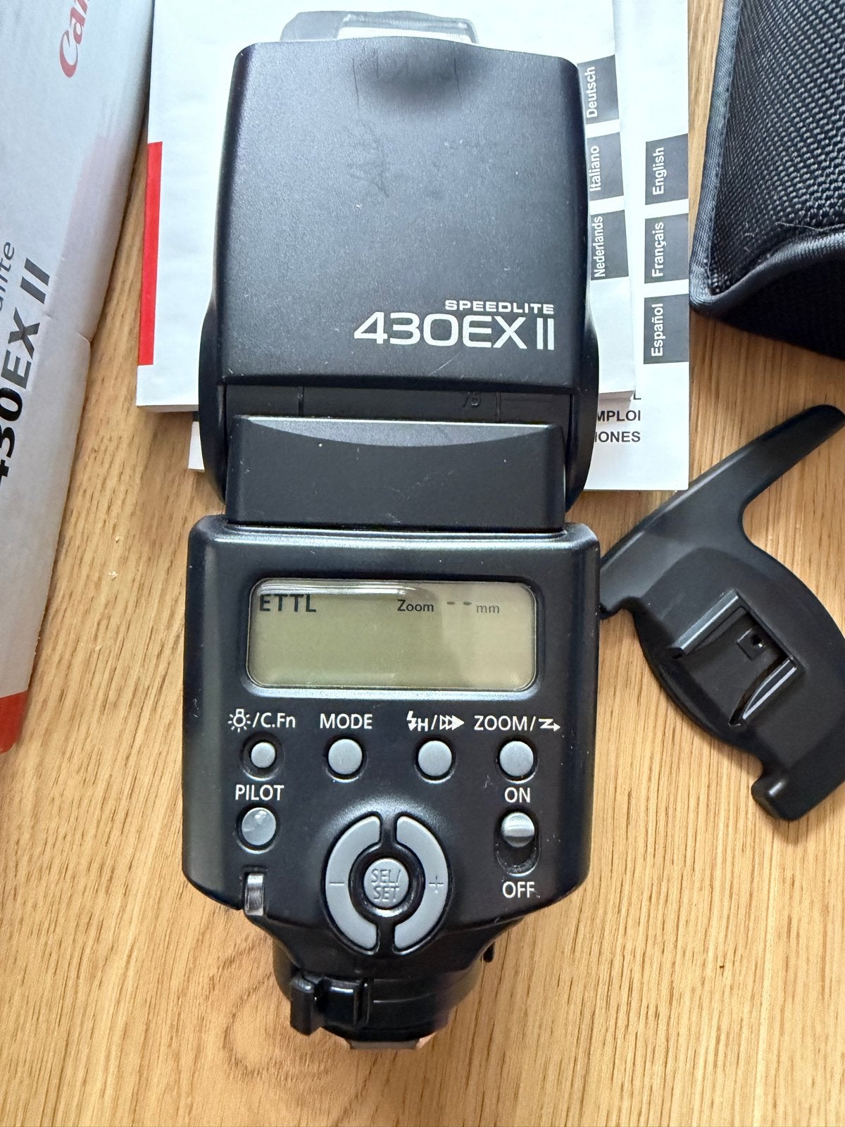 Canon Speedlite 430EX II flitser - Zo goed als nieuw, Ophalen of Verzenden, Zo goed als nieuw, Canon, Kantelbaar