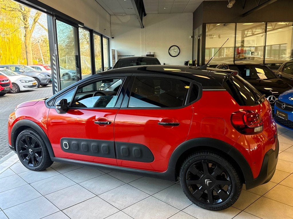 Citroen C3 1.2 PureTech S&S Shine Automaat + BJ. 2017 Navi, 450 kg, Gebruikt, Euro 6, 450 kg