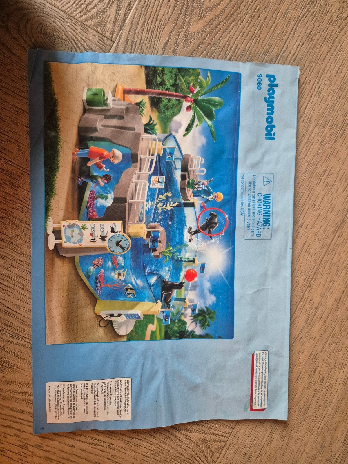 Playmobil Aquarium 9060 met zeehonden en vissen, Ophalen of Verzenden, Zo goed als nieuw
