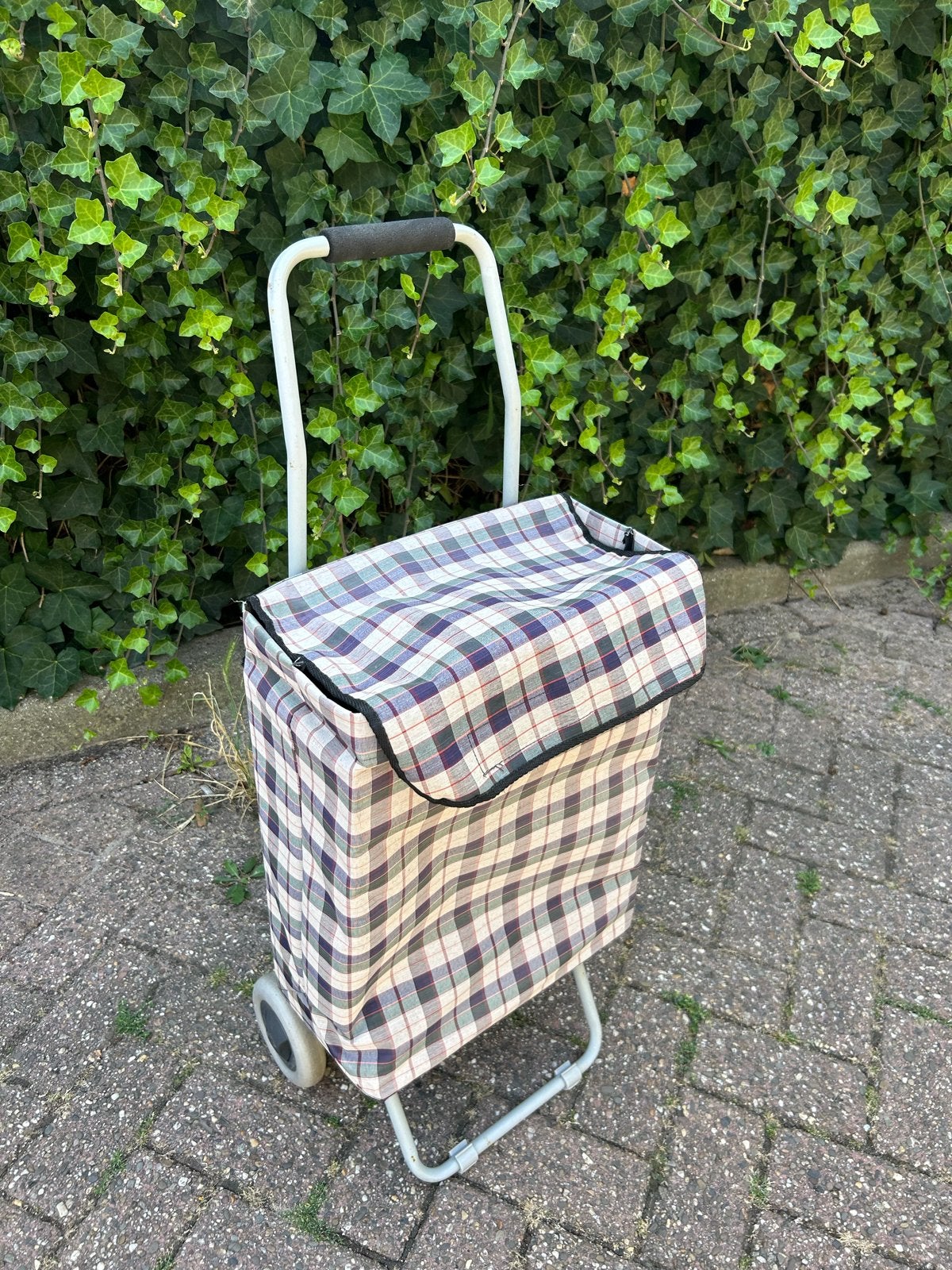 Vintage boidschappen karretje, Ophalen