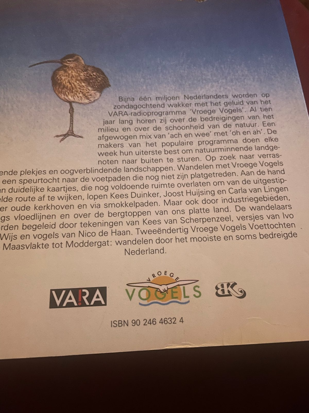 Wandelen met Vroege Vogels - Natuurgids, Boeken, Ophalen of Verzenden, Gelezen, Wandel- of Recreatiegebieden