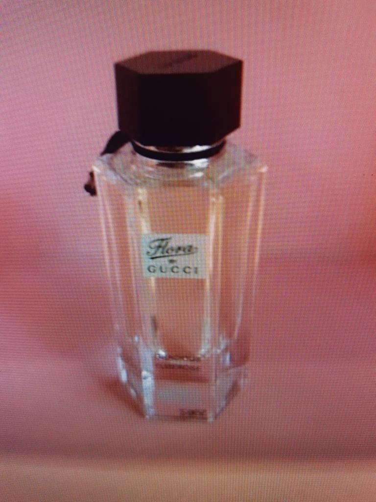 Parfum miniatuur Flora By Gucci Gorgeous Tuberose edt 5 ml, Ophalen of Verzenden, Zo goed als nieuw, Miniatuur, Gevuld