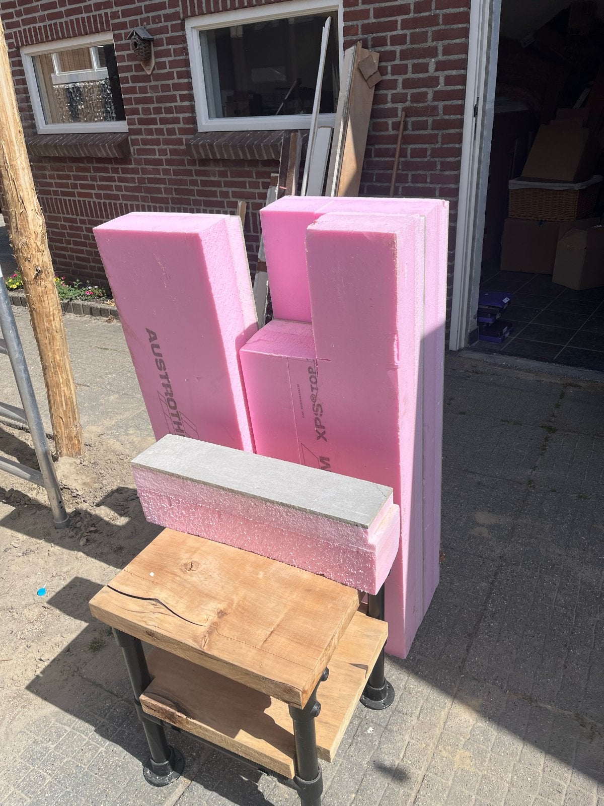 BERISO kantplank 10 mm grijs, 160 mm XPS, Doe-het-zelf en Verbouw, Ophalen, Overige materialen, 12 cm of meer, Nieuw