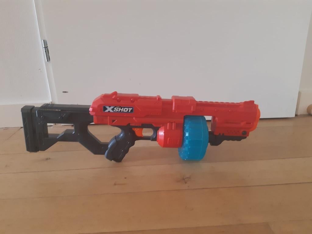 X-shot Tommy gun, Ophalen, Gebruikt