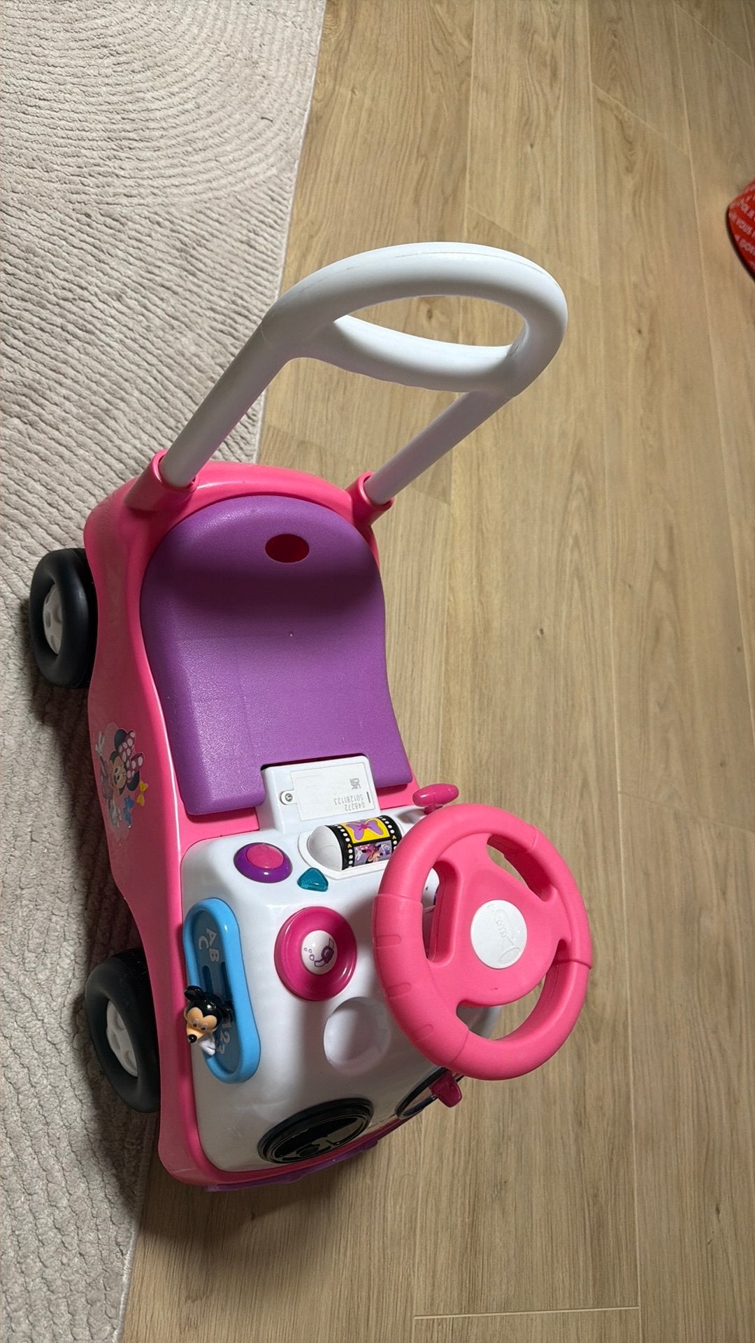 Minnie Mouse Loopauto - Zo goed als nieuw, Ophalen, Zo goed als nieuw, Loopvoertuig