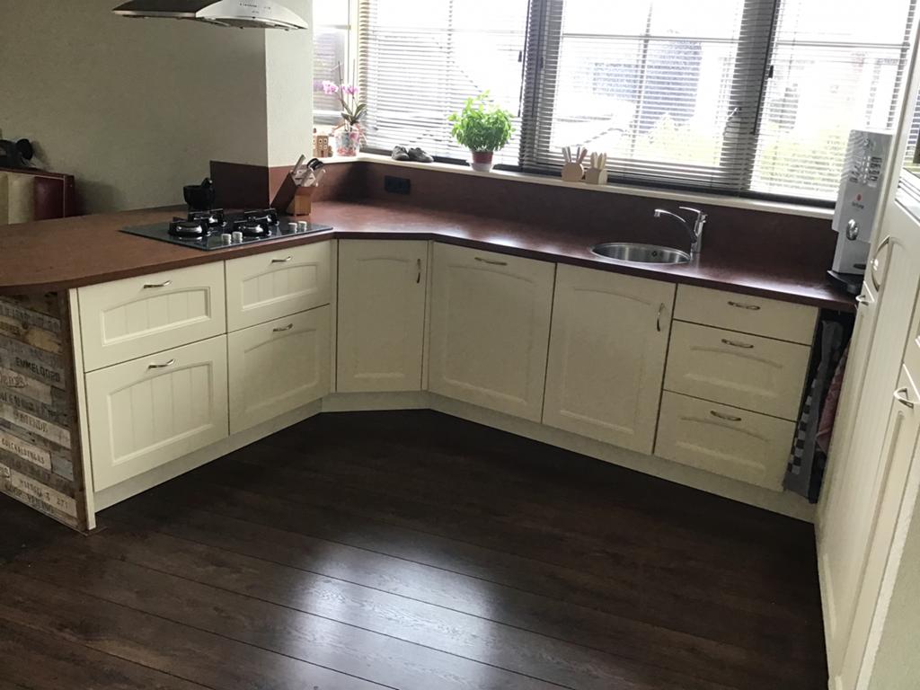 Keuken compleet, Ophalen, Gebruikt, Wit, Hoekkeuken