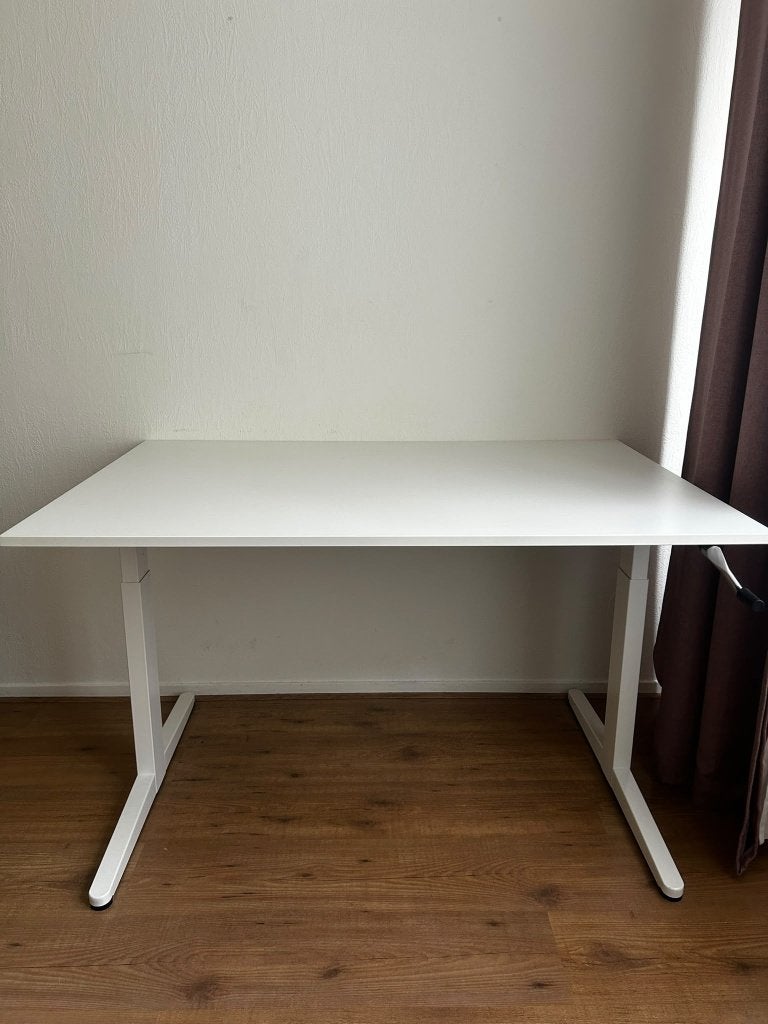 Height-Adjustable Office Desk - White Standing Desk, Ophalen