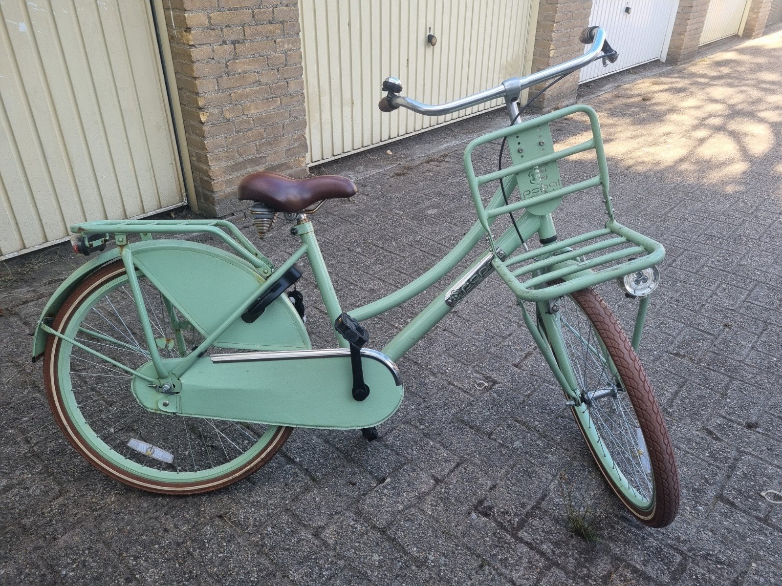 Popal meisjesfiets 24 inch, Fietsen en Brommers, Ophalen, Terugtraprem, Popal transport fiets, Gebruikt