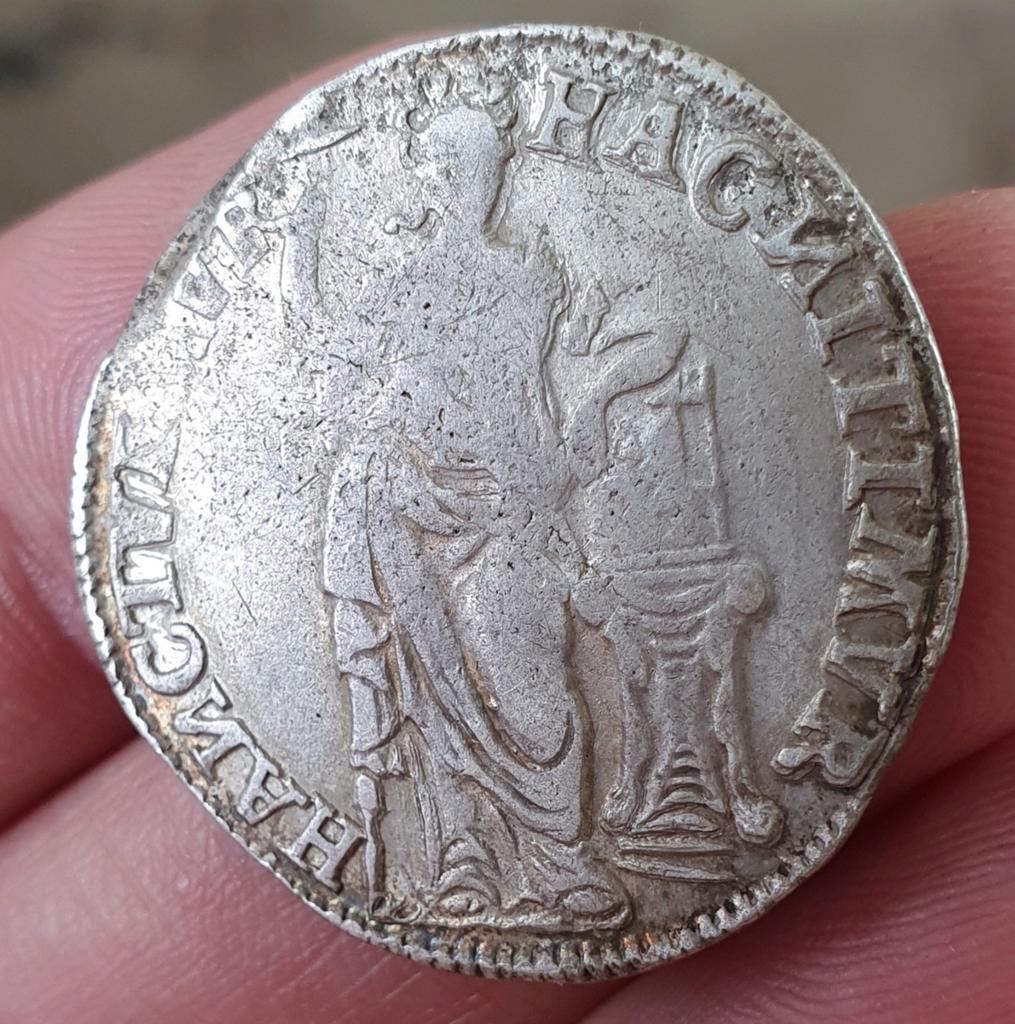 Stedelijke Gulden Zutphen 1687 ZF+ -R-, Postzegels en Munten, Munten | Nederland, 1 gulden, Vóór koninkrijk, Zilver, Ophalen of Verzenden