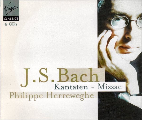 BACH Kantaten & Missae 4 - CD BOX HERREWEGHE VIRGIN, Ophalen of Verzenden, Barok, Gebruikt, Overige typen