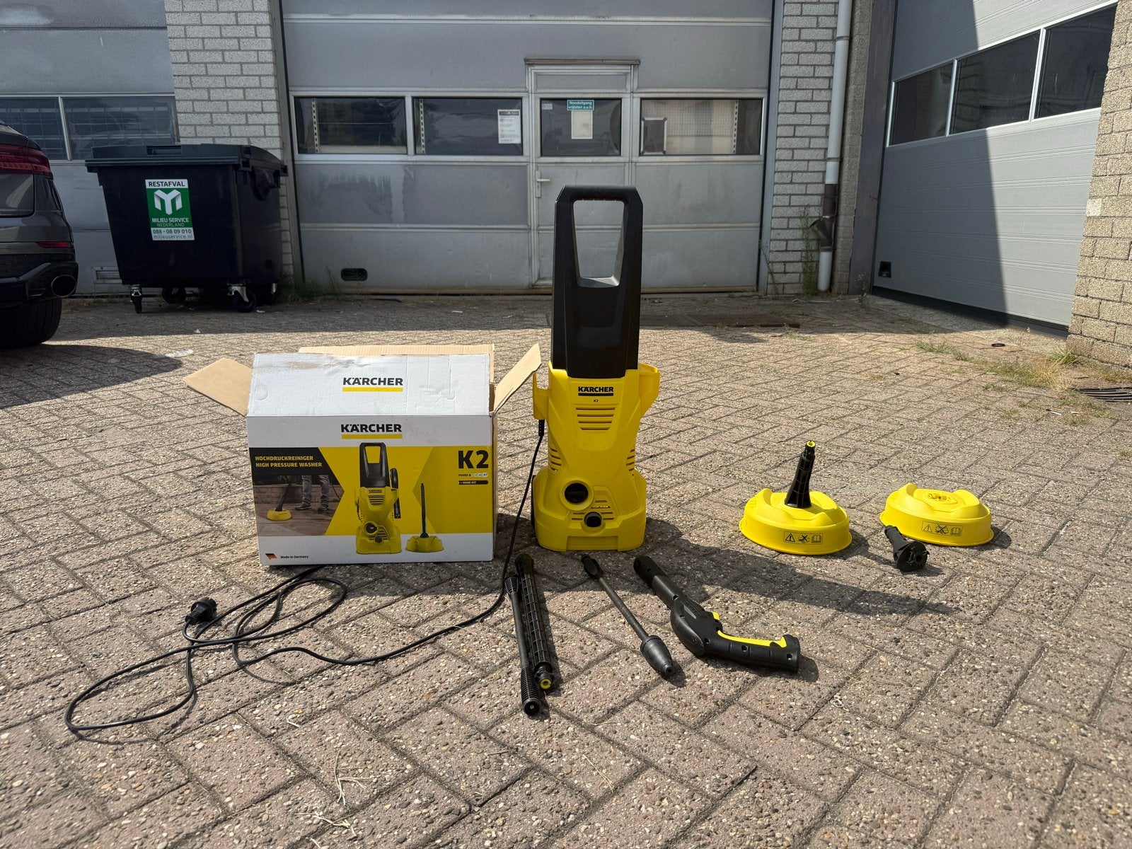 Kärcher K2 Hogedrukreiniger met homekit/Terrasreiniger, Ophalen of Verzenden, Zo goed als nieuw, Overige typen