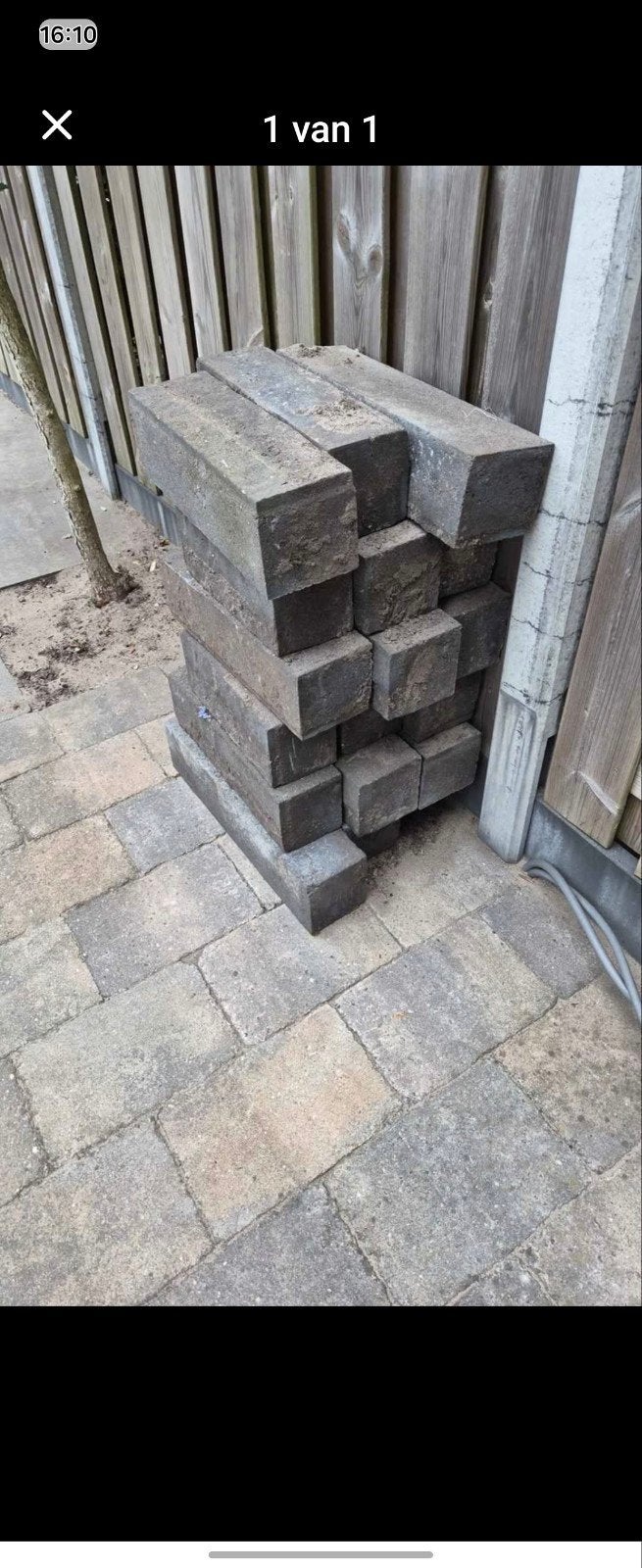 Gratis afsluitbandjes 12x12 - Ophalen, Ophalen, Gebruikt, Overige typen, Minder dan 5 m²
