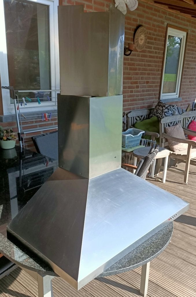 rvs afzuigkap 90 cm schouwkap wasemkap keuken afzuiger € 89, Ophalen, Gebruikt, 50 tot 100 cm, Minder dan 100 cm