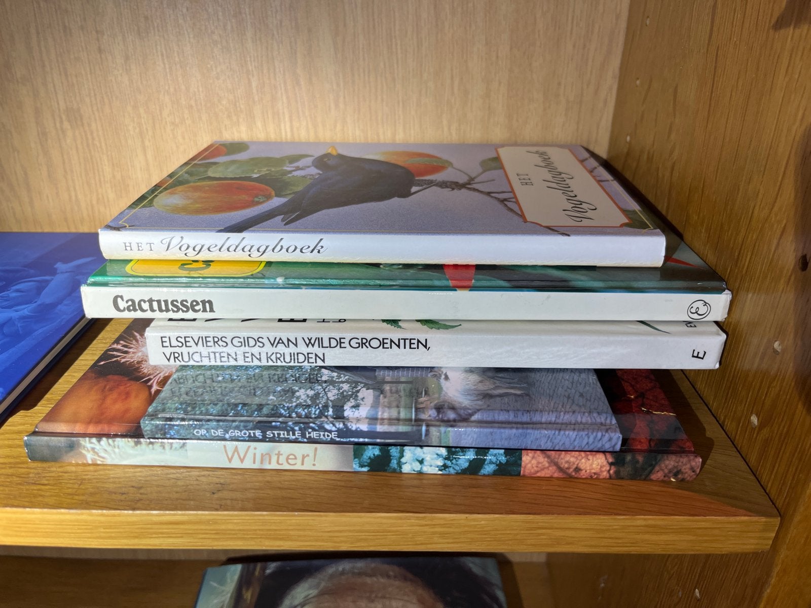 Natuurboeken: Vogeldagboek, Cactussen, Wilde Groenten, Ophalen, Gelezen, Natuur algemeen