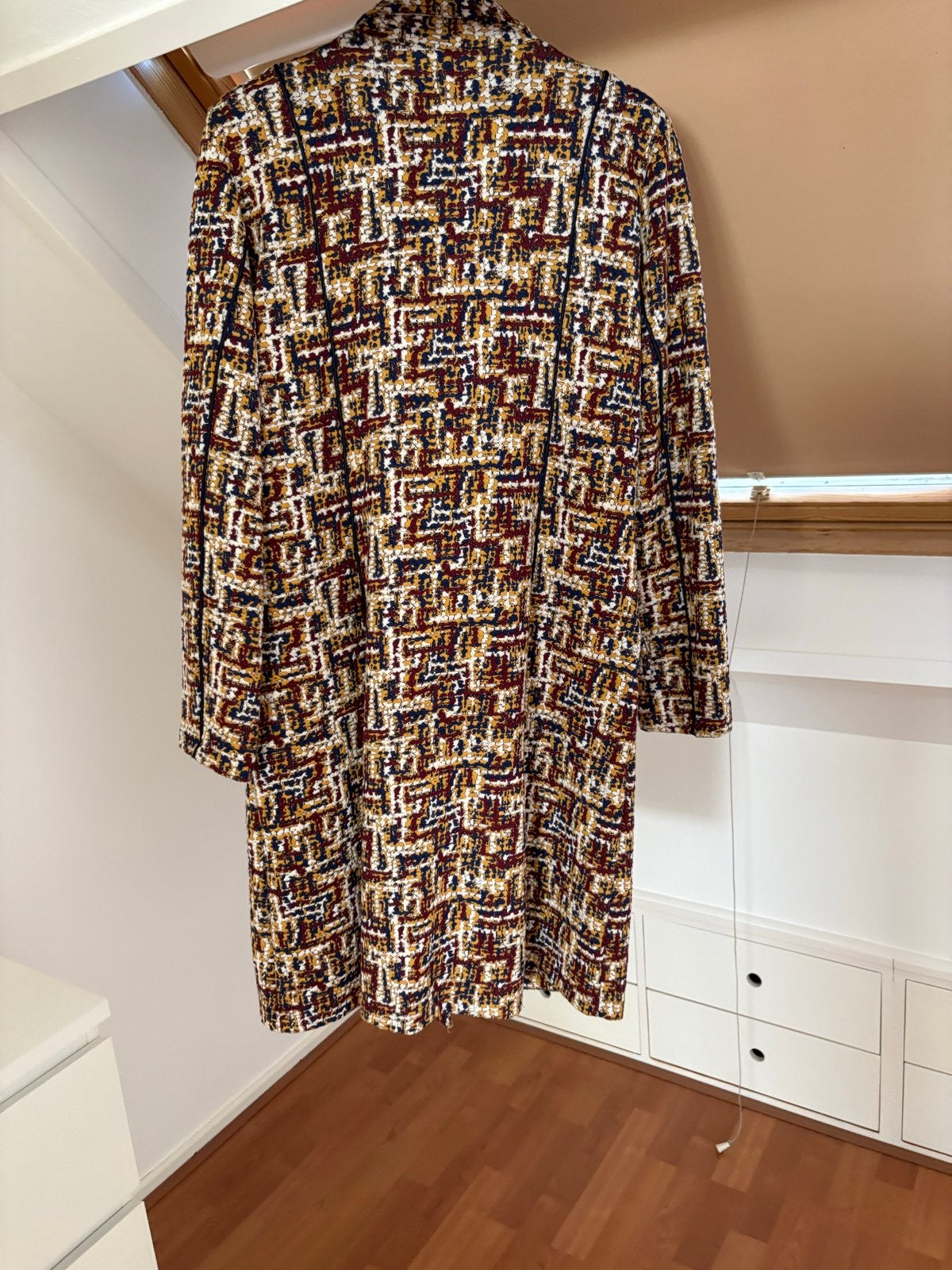 Angelle Milan jas met patroon - Maat XL, Ophalen, Zo goed als nieuw, Maat 42/44 (L), Meerkleurig