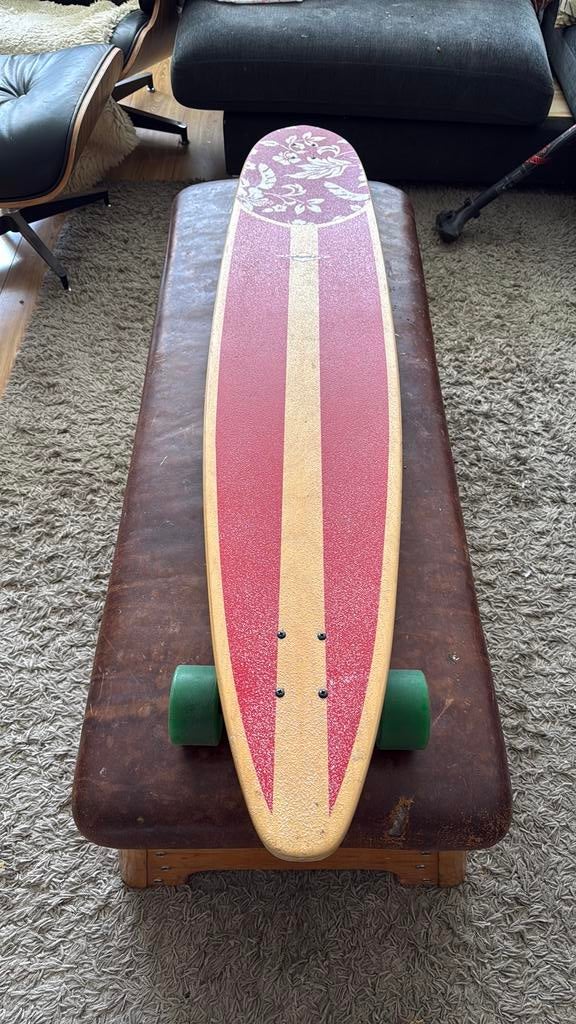 Longboard Larry da glide met kahuna stick, Sport en Fitness, Ophalen, Zo goed als nieuw, Longboard