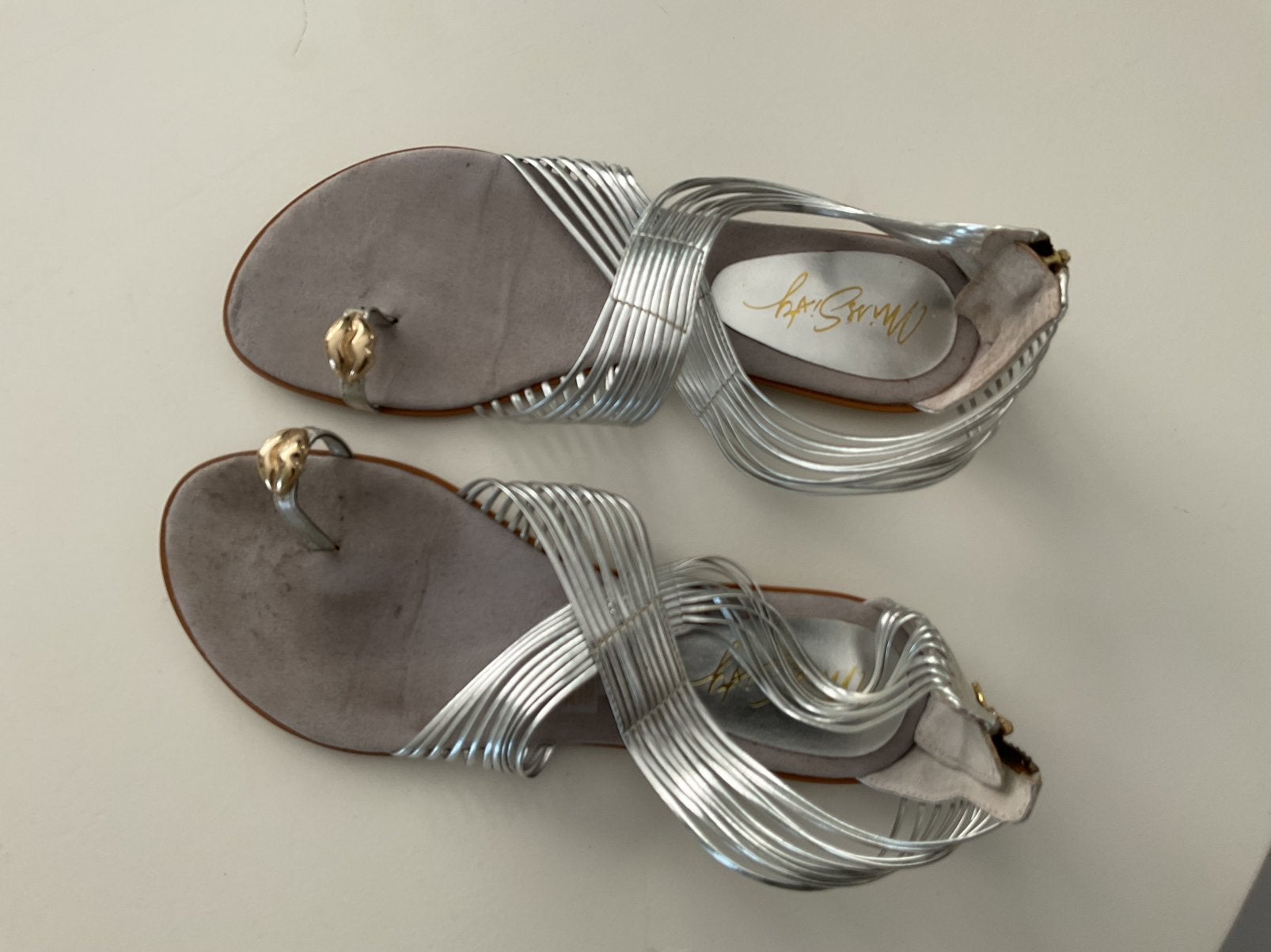 Zilveren sandalen van miss sixty, Ophalen of Verzenden