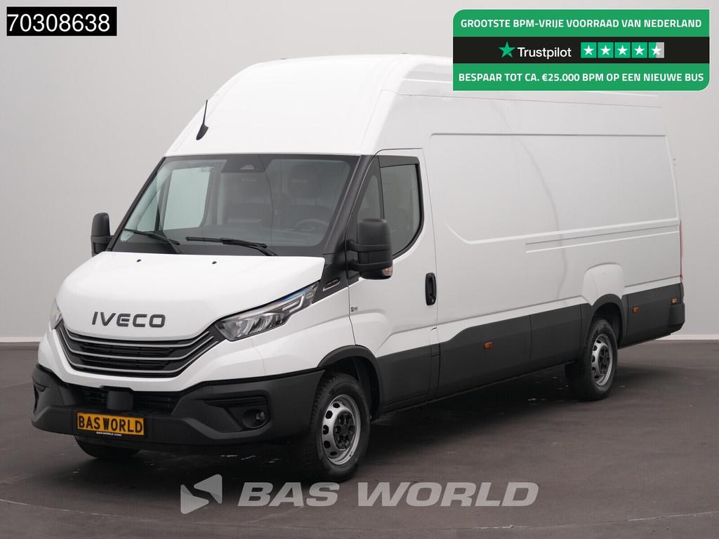 Iveco Daily 35S18 3.0L Automaat L4H3 180PK ACC LED Airco Cam, Auto's, Bestelauto's, Automaat, Stof, Euro 6, 4 cilinders