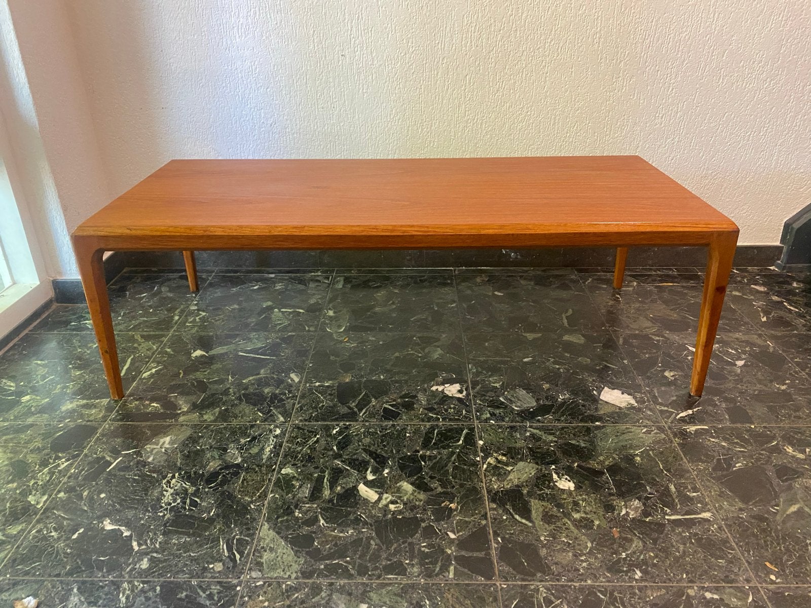 Vintage Teakhouten Salontafel - Mid-Century Design, Antiek en Kunst, Ophalen of Verzenden