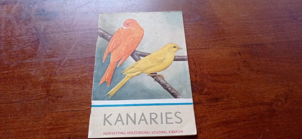 boek kleurkanaries Koninklijke Sluis jaren 50/60 vogelvoer, Onbekend, Ophalen of Verzenden, Zo goed als nieuw, Vogels