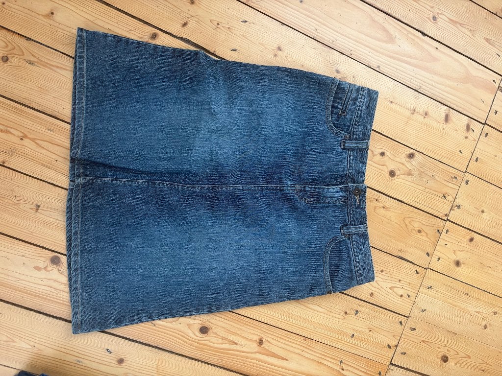 Spijkerrok, Maat 38/40 (M), Blauw, Ophalen of Verzenden, Knielengte