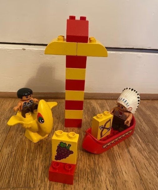 Duplo set indiaan, Ophalen of Verzenden, Gebruikt, Duplo