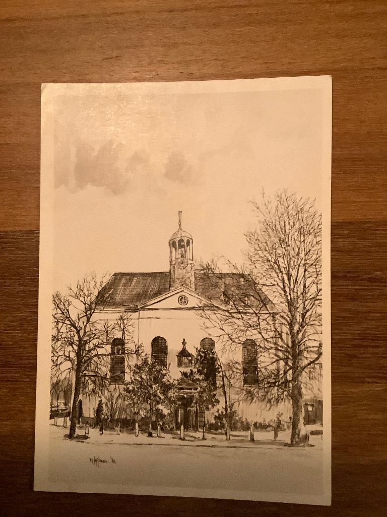 Tilburg, Pauluskerk getekend door Marius Jansen, Ophalen of Verzenden, 1960 tot 1980, Noord-Brabant