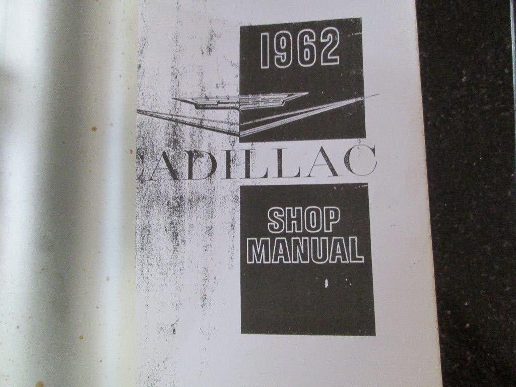Shop Manual Cadillac 1962, Ophalen of Verzenden