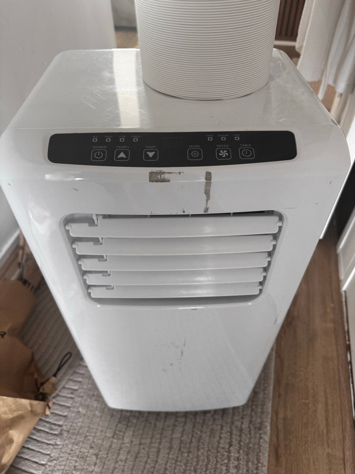 Mobiele airco Hands On Bari 7000 BTU, Gebruikt, Minder dan 60 m³, Ophalen of Verzenden, Koelen en Ontvochtigen