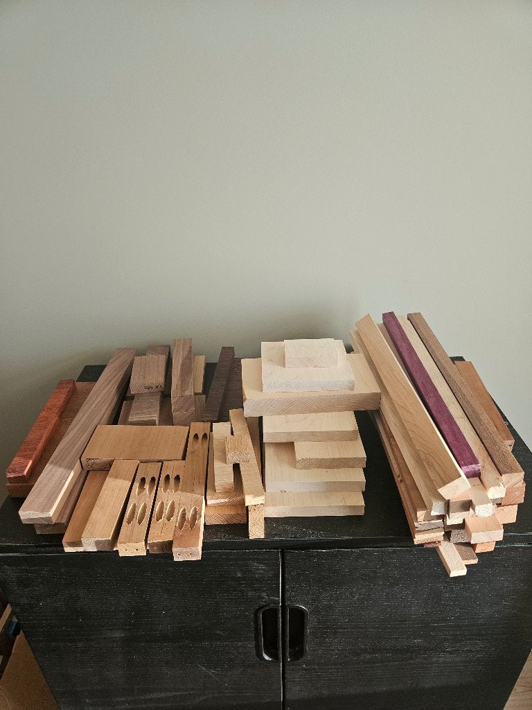 Restpartij exotisch hardhout, Ophalen, Planken, Nieuw, Hardhout
