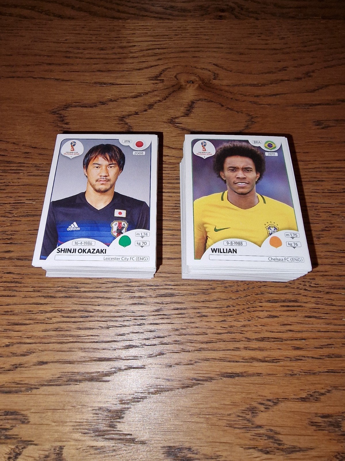 Panini wk 2018 Russia 375 stickers zwarte achterkant, Ophalen of Verzenden, Zo goed als nieuw, Meerdere stickers
