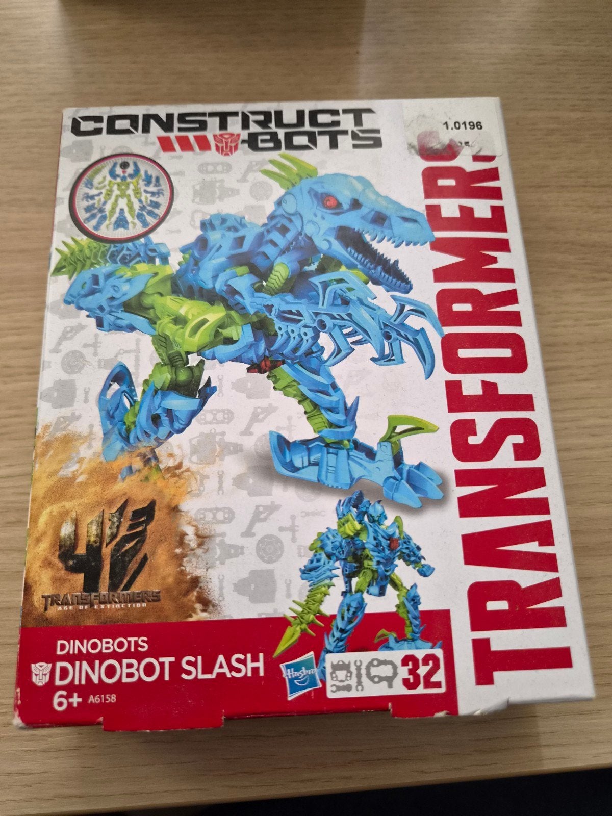 Transformers Construct-Bots Dinobot Slash (nieuw), Kinderen en Baby's, Speelgoed | Actiefiguren, Ophalen of Verzenden